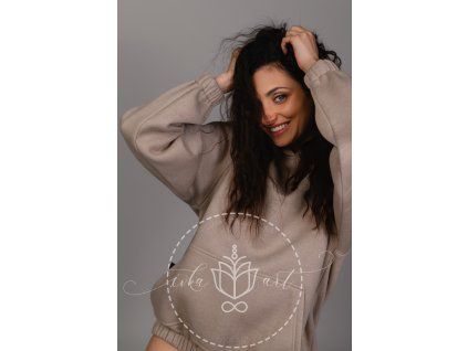 SAND OVERSIZE HOODIE