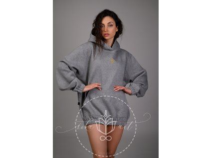 SOFT GREY OVERSIZE HOODIE