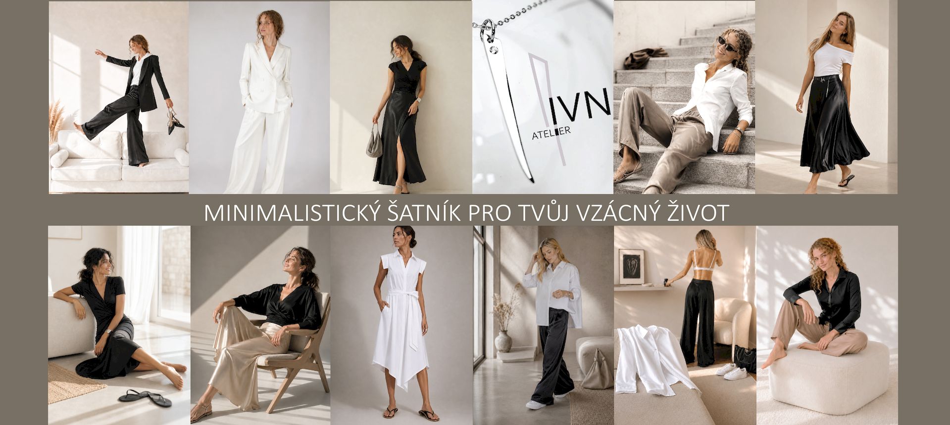Minimalistický šatní IVN Atelier