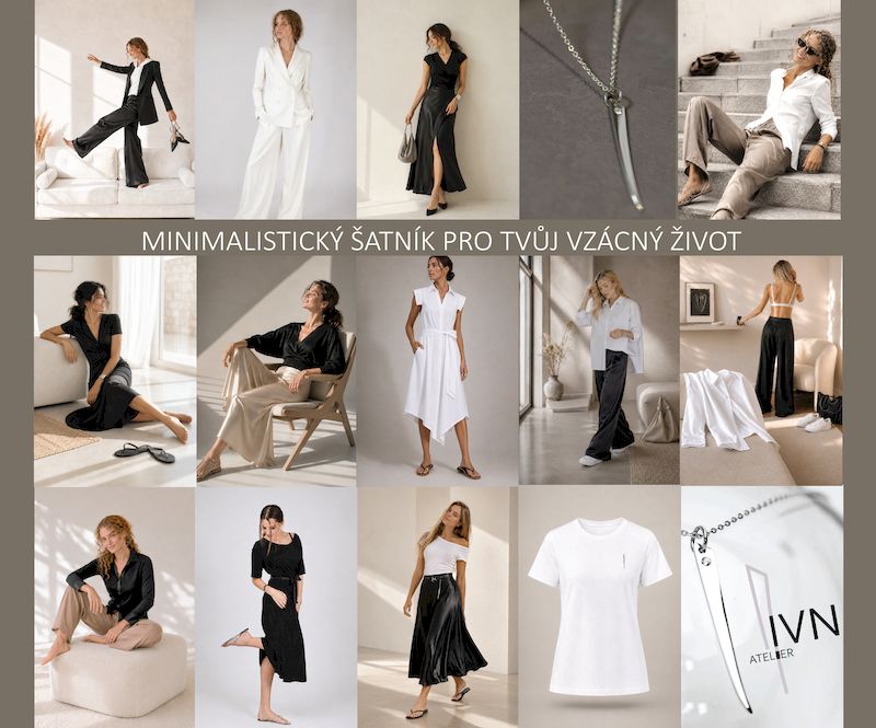 Minimalistický šatník IVN atelier