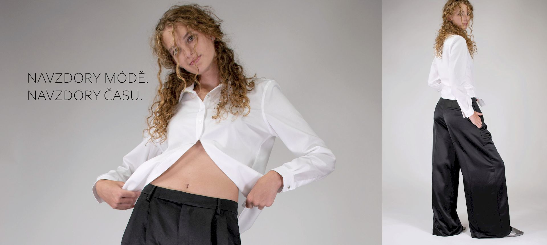 trička, košile, kalhoty - minimalismus v módě