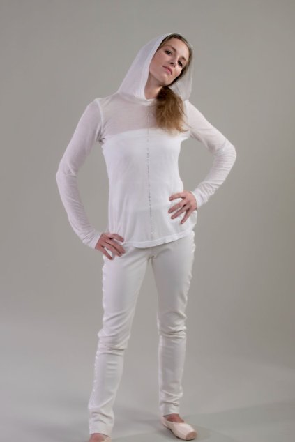 TRIKO PRŮHLEDNÉ S KAPUCÍ