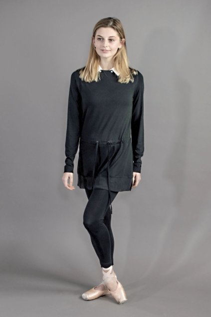 tunika lodickovy vystrih limecek dlouhy rukav vazacka a