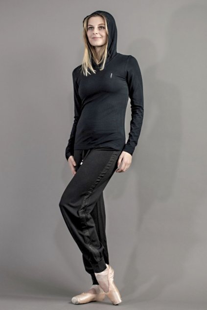 set trika s kapuci a kahot do manzety s lampasem a