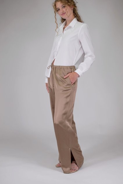 damske kalhoty siroke rozparky kapsy abx 821 a