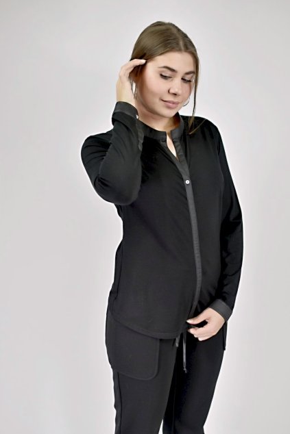 kosile uplet se stojackem cerna a