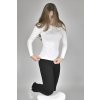 bile damske triko basic dlouhy rukav d