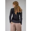 damska cerna kosile uplet dlouhy rukav akx 801 d