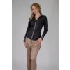 damska cerna kosile uplet dlouhy rukav akx 801 a