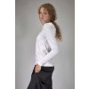 damske bile triko s kapuci dlouhy rukav atx 808 d