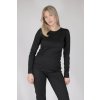 triko damske merino cerne dlouhy rukav abx 804 a