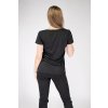 merino triko damske cerne kratky rukav tisk motto d