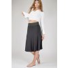sukne sikma bez podsivky pruzny pas midi delka c