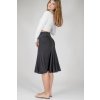sukne sikma bez podsivky pruzny pas midi delka d