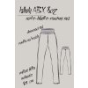 kalhoty damske hladke pruzny pas abx802 a