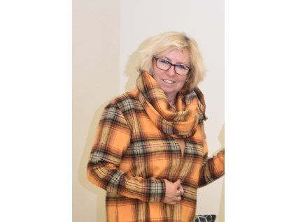 Šála kostkovaná čtverec
