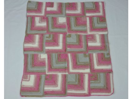 PASTELKA I. - pletená dětská deka patchwork 4