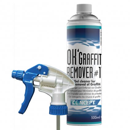 OK Graffiti remover with trigger spray