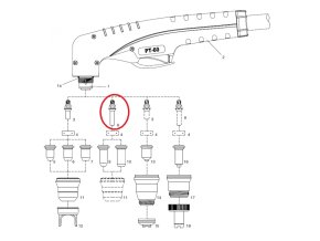 elektroda dlouha hs 60