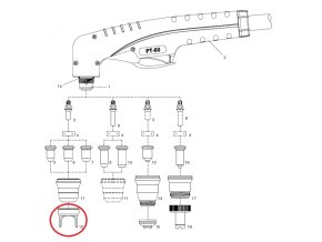 nastavec vodici hs 60