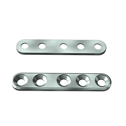 Přímé ploténky – systém 1,5 | L:21 | Otvory: 5  (Materiál Titan)