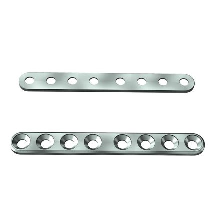 Přímé ploténky – systém 1,5 | L:33 | Otvory: 8  (Materiál Titan)