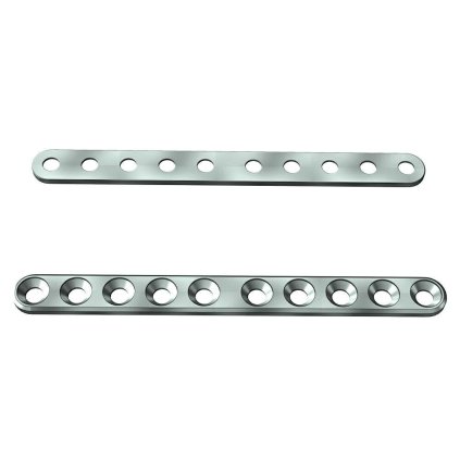 Přímé ploténky – systém 1,5 | L:41 | Otvory: 10 (Materiál Titan)