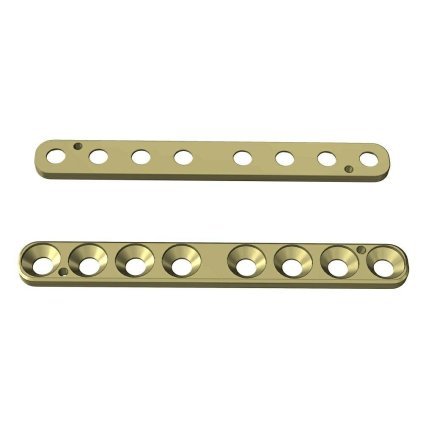 Přímé ploténky – systém 2,0 | L:42 | Otvory: 8  (Materiál Titan)