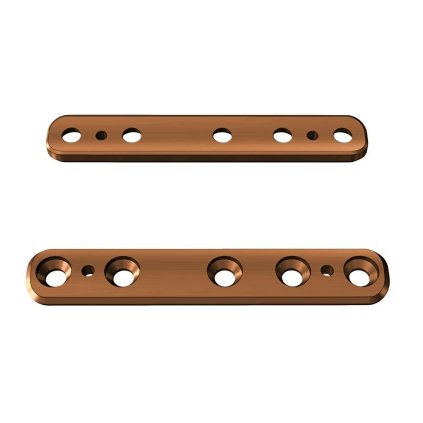 Přímé ploténky - systém 3,5 | L:64 | Otvory: 5  (Materiál Titan)