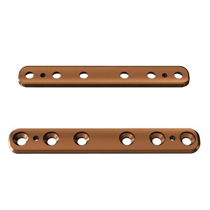 Přímé ploténky - systém 3,5 | L:76 | Otvory: 6  (Materiál Titan)
