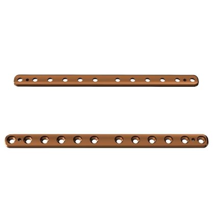 Přímé ploténky - systém 3,5 | L:148 | Otvory: 12 (Materiál Titan)