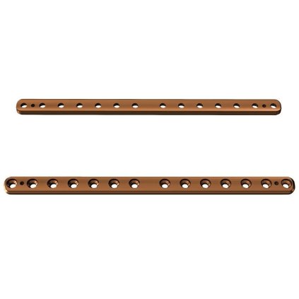 Přímé ploténky - systém 3,5 | L:172 | Otvory: 14 (Materiál Titan)