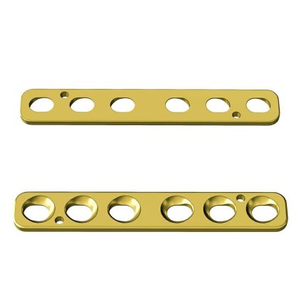 Ploténky kompresní – systém 2,0 | L:32 | Otvory: 6  (Materiál Titan)