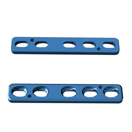 Ploténky kompresní – systém 2,4 | L: 38 | Otvory: 5  (Materiál Titan)