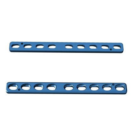 Ploténky kompresní – systém 2,4 | L: 66 | Otvory: 9  (Materiál Titan)