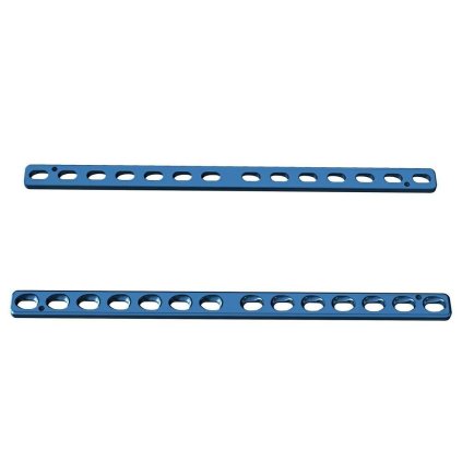 Ploténky kompresní – systém 2,4 | L:101 | Otvory: 14 (Materiál Titan)