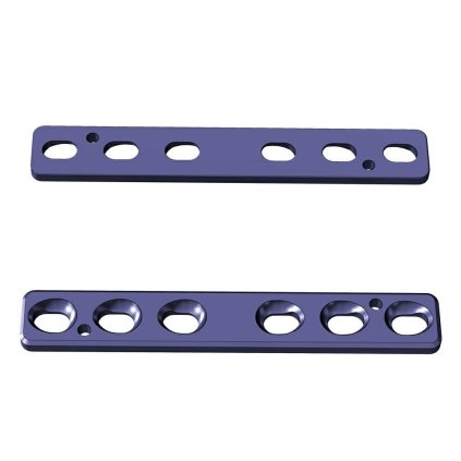 Ploténky kompresní - systém 2,7 | L:52 | Otvory: 6  (Materiál Titan)