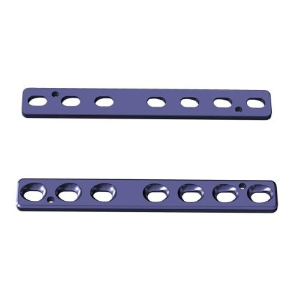 Ploténky kompresní - systém 2,7 | L:60 | Otvory: 7  (Materiál Titan)