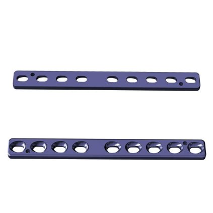 Ploténky kompresní - systém 2,7 | L:76 | Otvory: 9  (Materiál Titan)