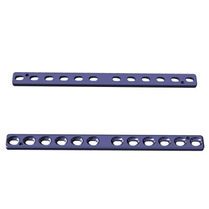 Ploténky kompresní - systém 2,7 | L:100 | Otvory: 12 (Materiál Titan)