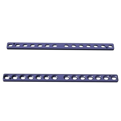 Ploténky kompresní - systém 2,7 | L:116 | Otvory: 14 (Materiál Titan)