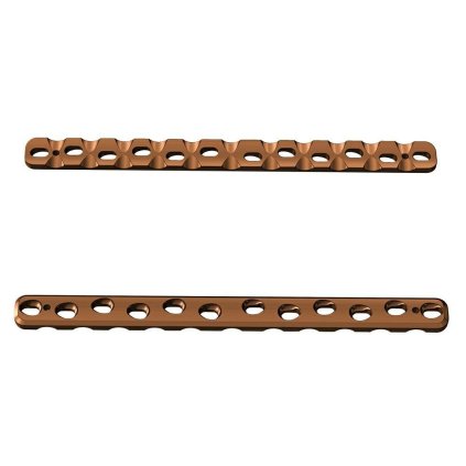 Kompresní ploténky - systém 3,5 - široké, tlusté | L:146 | Otvory: 12 (Materiál Titan)