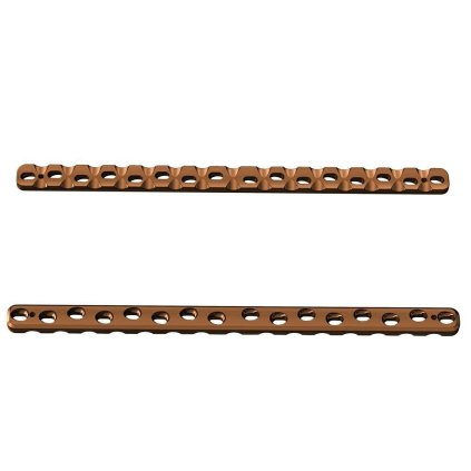 Kompresní ploténky - systém 3,5 - široké, tlusté | L:194 | Otvory: 16 (Materiál Titan)