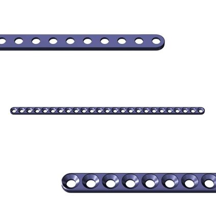 Ploténky přímé, střihatelné - Systém: 2.7 | L:150 | Otvory: 25 (Materiál Titan)