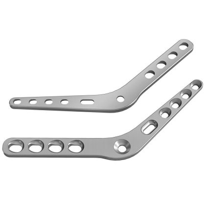 Ploténky pro artrodézu pantarzální | L:79 | 135° (L/P levá, Materiál Nerezová ocel)