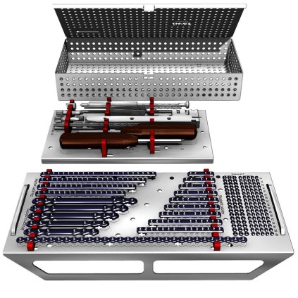 Sada blokovaných plotének s instrumentáriem - systém 2,7