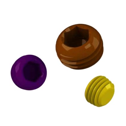 Záslepka otvorů pro blokované ploténky (Materiál Titan, Parametry Systém: 4.5 | Šroubovák: HEX 3,5)