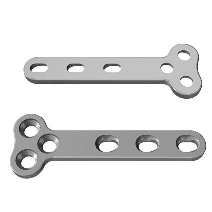 T-ploténky pro TPLO - systém 3.5 | L:63 (Materiál Nerezová ocel)