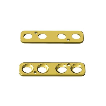 Ploténky kompresní – systém 2,0 | L:22 | Otvory: 4  (Materiál Titan)