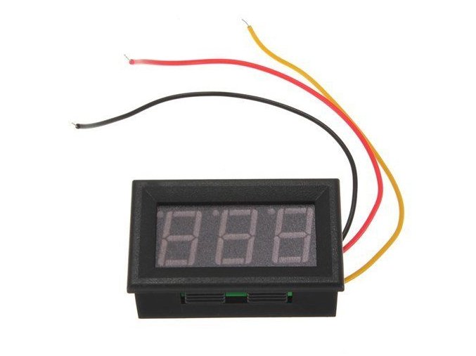 Digitálny voltmeter panelový DC 0V - 99,9V